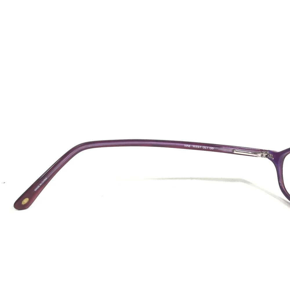 Nine West Petite Eyeglasses Frames 304 DL1 Purple Cat Eye Full Rim 49-16-135